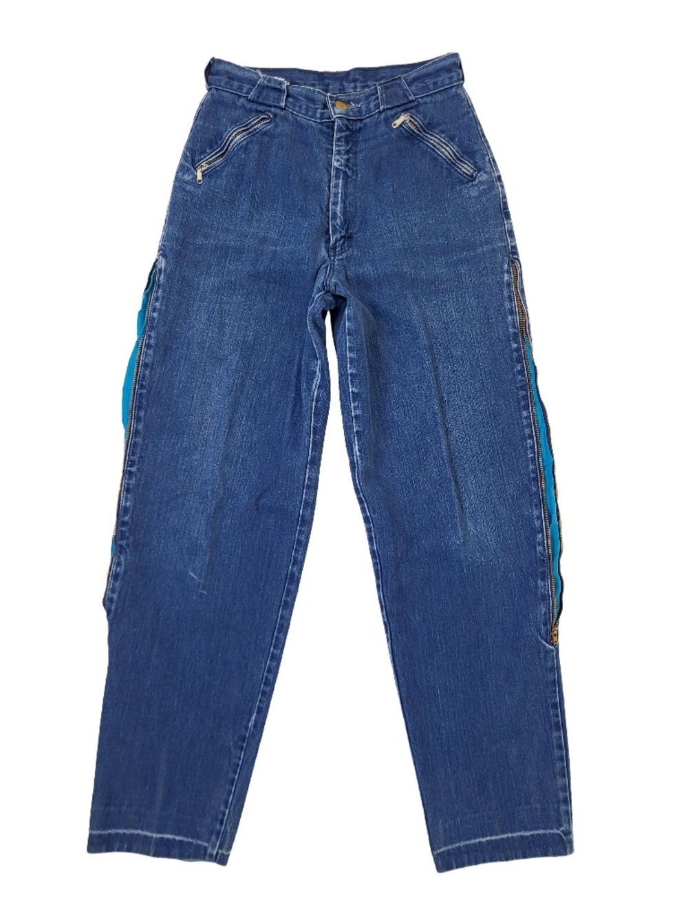 90's Denim Jeans Size 31 Workwear Carpenter Zippers Tapered